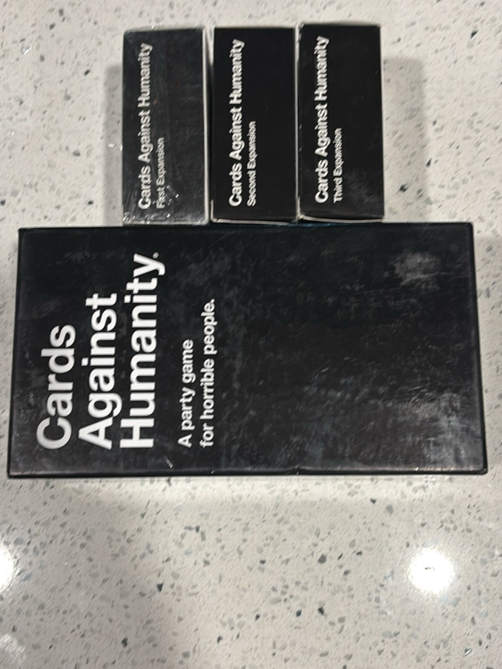 Cards Against Humanity Party Game Set - Black
